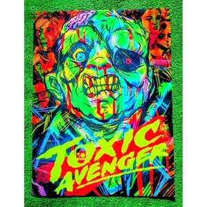 CREASED The Toxic Avenger Reboot SDCC 2025 Adam Pinney 18x24" Mondo Promo Poster